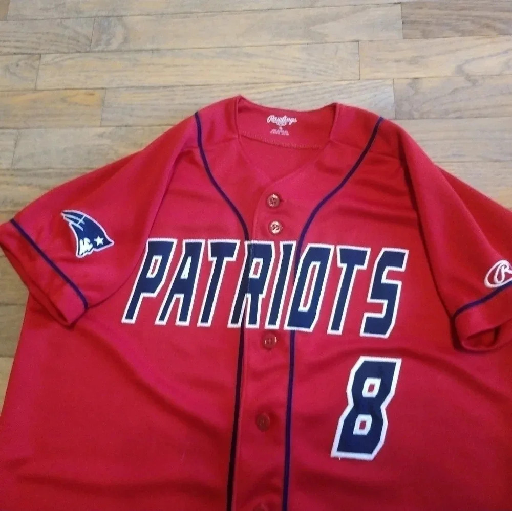 Massac County Patriots Baseball Jersey Rawlings Youth XL - Picture 2 of 7
